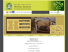 Tablet Screenshot of haffkineinstitute.org